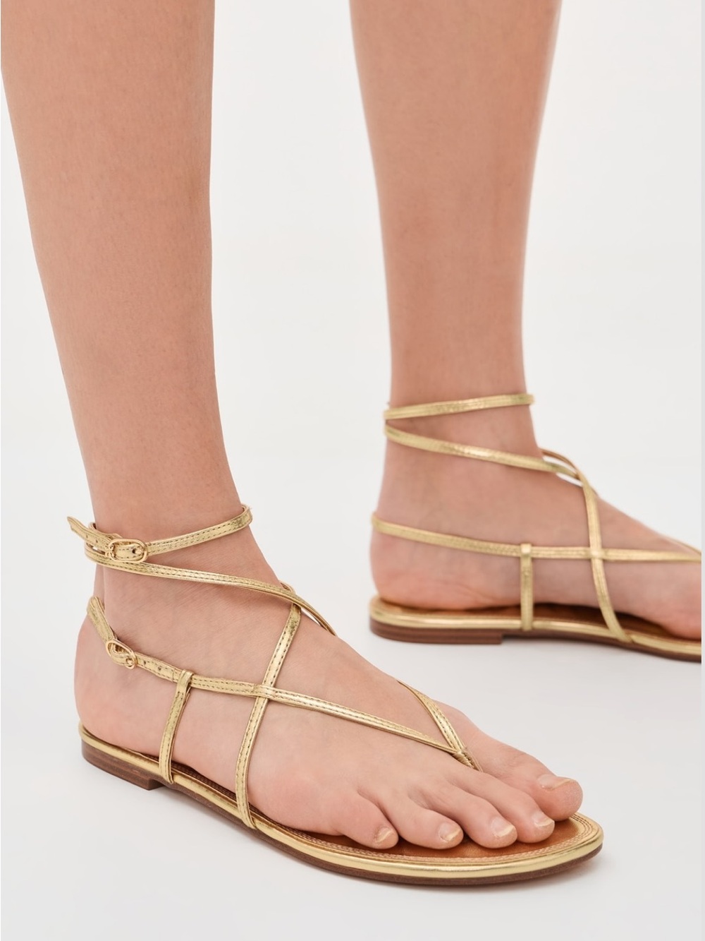 Sam Edelman Clarra Gold Sandals NWT